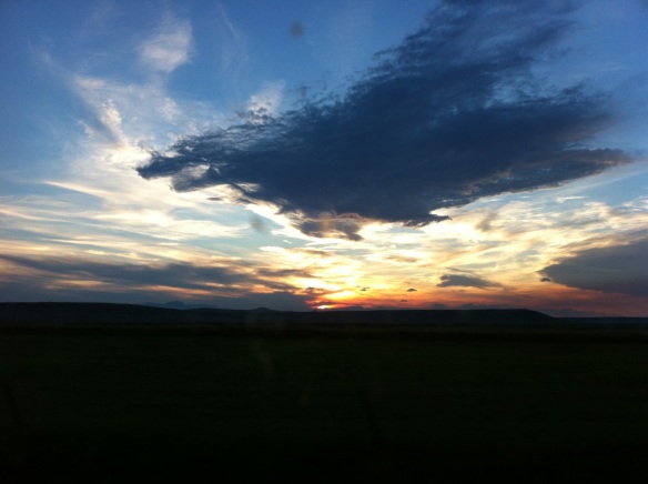 Rocky Mountain sunset. BOOM.